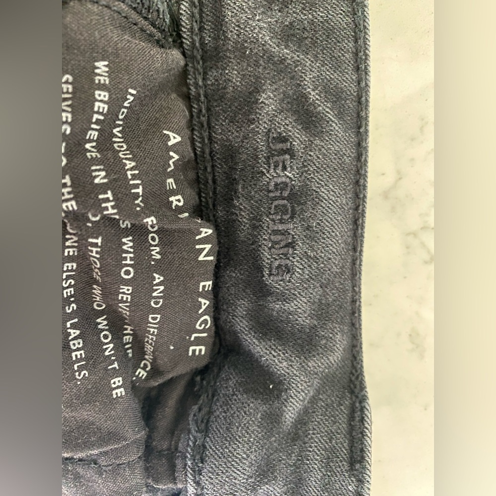 American Eagle Black Jegging Size 0 Short - Picture 4 of 5